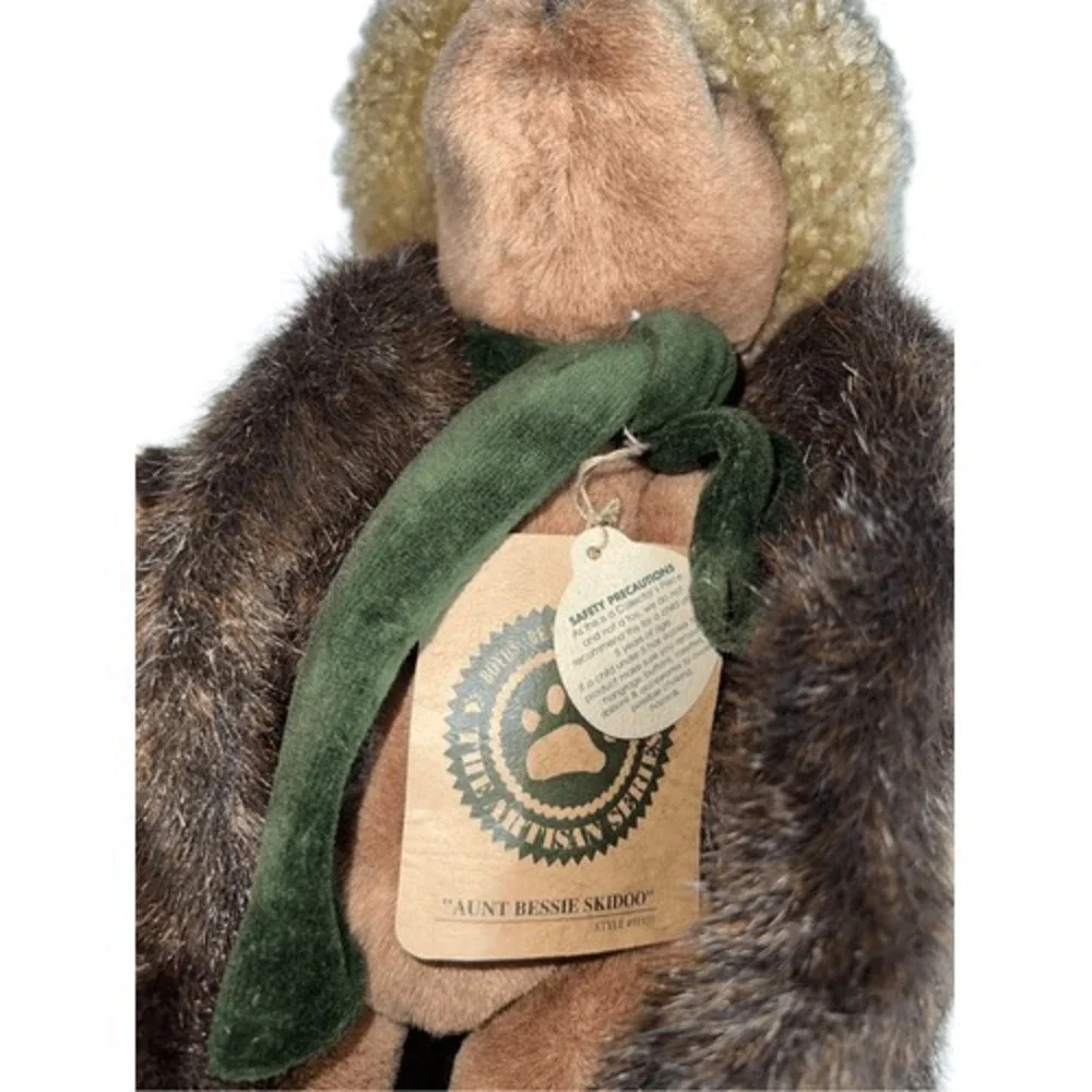 Boyds Bears Aunt Bessie Skidoo Artisan Series Jointed Plush Bear Original Tags